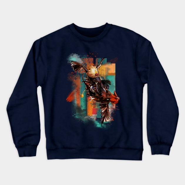 Fighting Crewneck Sweatshirt by AmyCNicholls